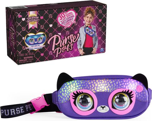 Интерактивная сумочка на пояс Spin Master Purse Pets Savannah Spotlight Гепард (SM26708/7528) (6066698)