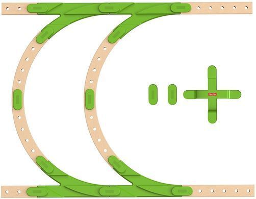 Деревяний конструктор Fisher-Price Wonder Makers Design System Build it Out! Track Pack (GFP81)