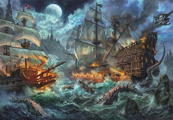 Пазл Clementoni Pirates Battle High Quality Collection - Пираты 6000 шт. (&lrm;36530)