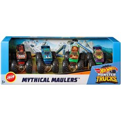 Набор машинок Hot Wheels Monster Trucks Mythical Maulers 1:64 Внедорожник 4 шт. GBP23 - GJG94