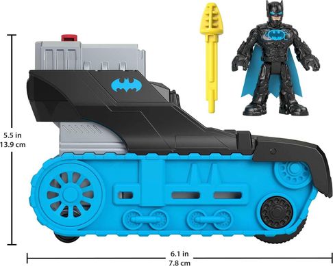 Игровой набор Танк Fisher-Price Imaginext DC Super Friends Batmobile Bat-Tech Лига справедливости Бэтмобиль (GVW26)