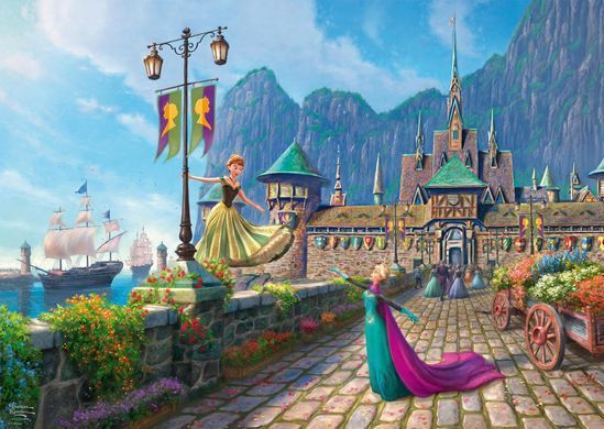Пазл Schmidt Thomas Kinkade Disney, Frozen, Celebrating in Arendelle 1000 шт. (58042)