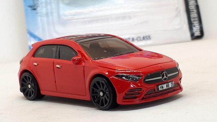 Машинка Hot Wheels '19 Mercedes-Benz A-Class  5/10 Nightburnerz 2020 Mattel GHD13-M9COB