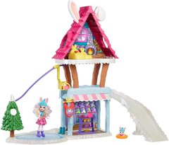 Игровой набор Mattel Enchantimals Hoppin' Ski Chalet, Bevy Bunny Горнолыжное Шале Кролика Беви (GJX50)