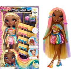 Игровой набор с куклой Rainbow High Hair Chalk & Style Meline Мелина &ndash; Радуга и Золото (526797)