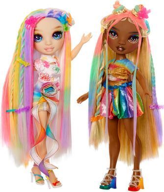 Ігровий набір з лялькою Rainbow High Hair Chalk & Style Meline Меліна &ndash; Радуга та Золото (526797)