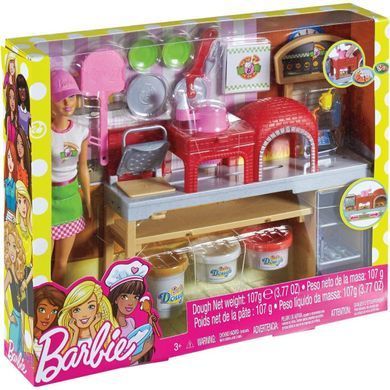 Ігровий набір Barbie Pizza Chef Doll Лялька Барбі Піцца-шеф (FHR09)