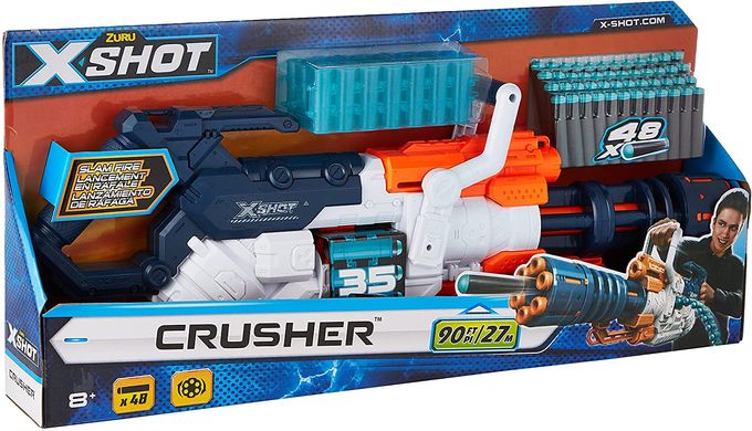 Скорострельный бластер Zuru X-Shot Excel Crusher Foam Dart Blaster (36382)