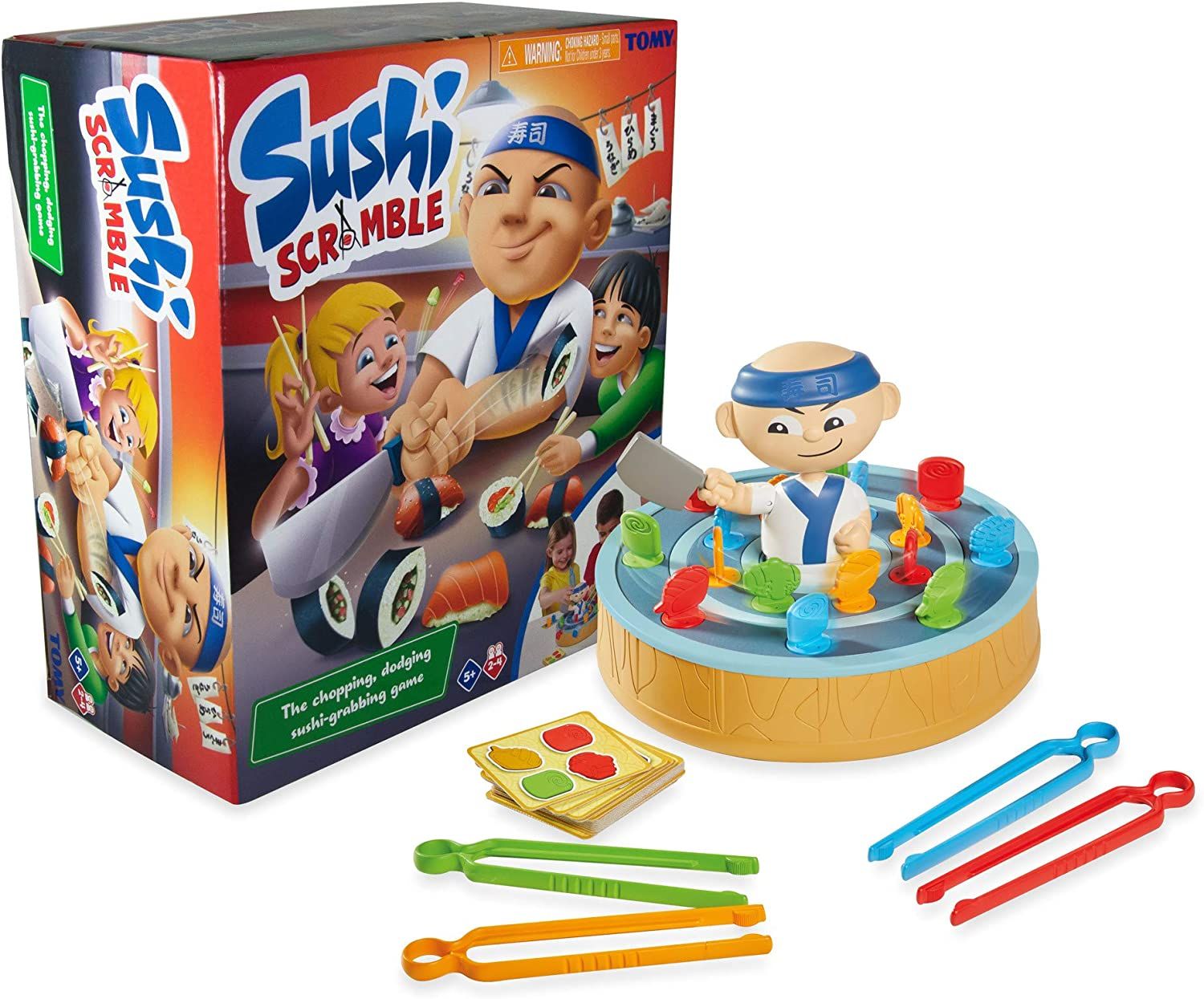 Семейная настольная игра TOMY Sushi Scramble Суши Скрембл (T72869) -  Интернет-магазин 