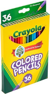 Набор карандашей Crayola Colored Pencils 36 штук (684036)