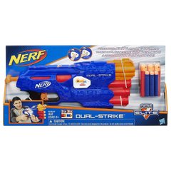 Бластер Nerf N-Strike Elite and Mega DualStrike Blaster Подвійний постріл (B4619)