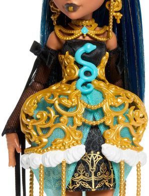 Лялька Монстер Хай Monster High Cleo De Nile Scary Sweet Birthday: золота святкова сукня (JBG76)