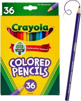 Набор карандашей Crayola Colored Pencils 36 штук (684036)