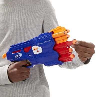 Бластер Nerf N-Strike Elite and Mega DualStrike Blaster Подвійний постріл (B4619)