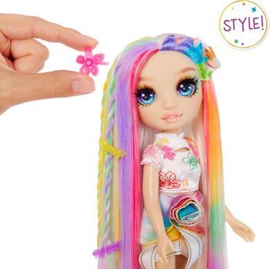 Игровой набор с куклой Rainbow High Hair Chalk & Style Amaya Амайя Рейн &ndash; Радуга и Золото (526780)