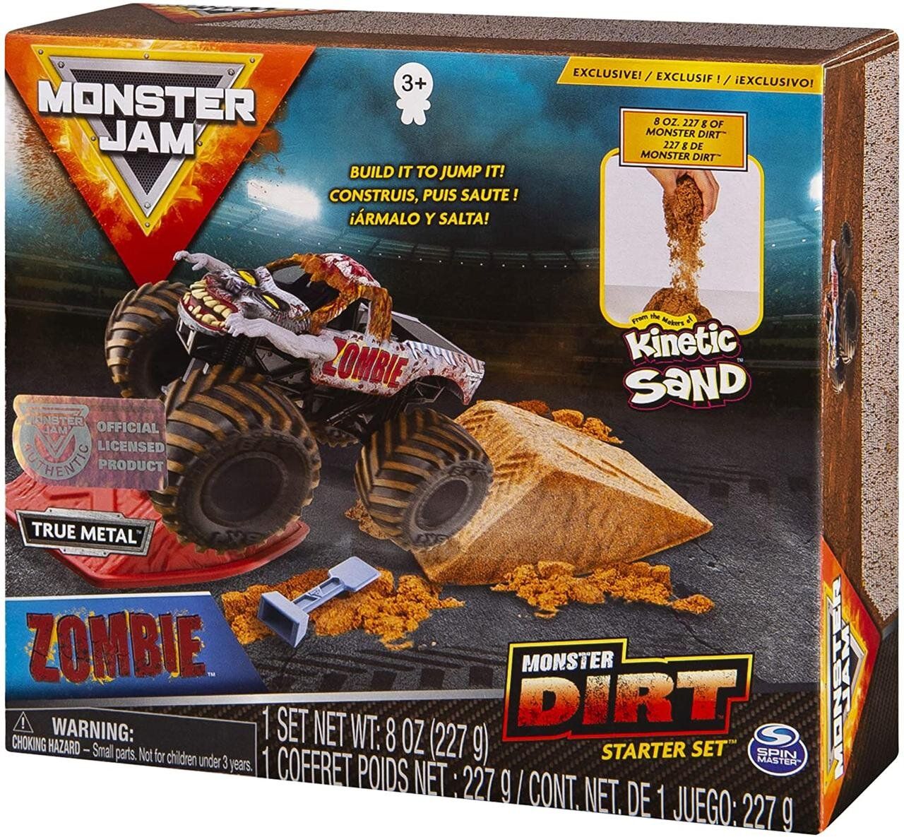 Игровой набор Spin Master Monster Jam, Zombie Monster Dirt Starter Set и  кинетический песок (6054800) (B00KGTT2JU) - Интернет-магазин 