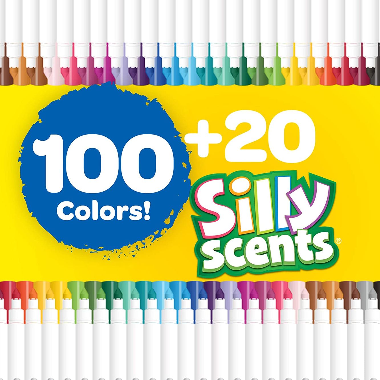 Набір фломастерів Crayola Super Tips Markers, Washable Markers, Silly