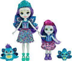 Игровой набор кукол Enchantimals Family Patter Peacock and Piera Peacock Сестры Павлины (HCF83)