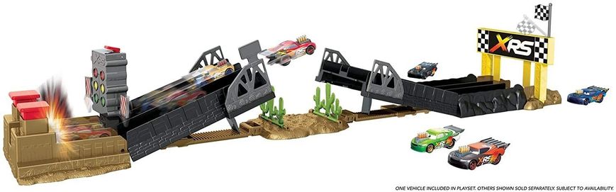 Трек Mattel Disney Pixar Cars XRS Drag Racing Playset Дісней Тачки Драг Рейсинг (GFM09)