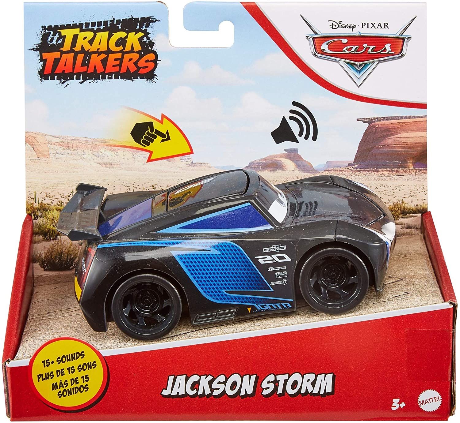 Машинка Тачки 3 Disney Pixar Cars Track Talkers Jackson Storm Джексон Шторм  с звуковым эффектом (GTK87) - Интернет-магазин 