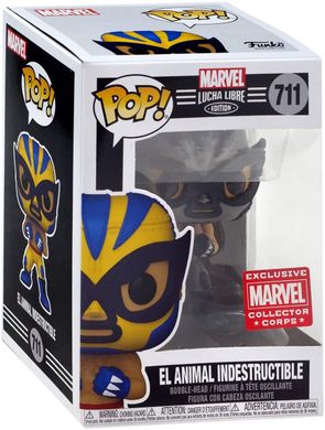 Фигурка Funko Pop! Marvel Lucha Libre #711 El Animal Indestructible Bobble-Head Vinyl Figure Росамаха (FU56578