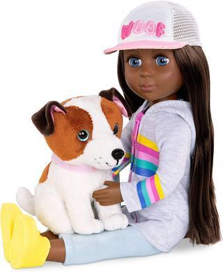 Шарнірная лялька з аксексуарами Battat Glitter Girls Dolls - Jana & Cuddles (GG51078Z)