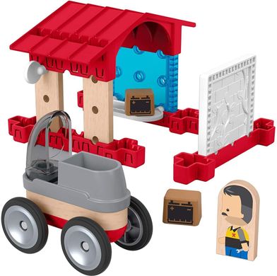 Деревяний конструктор Fisher-Price Wonder Makers Garage Гараж (GLM42)