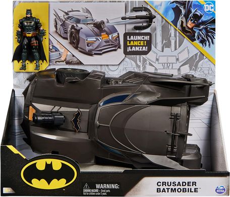 Игровой набор Spin Master Batman Batmobile  Машинка Бэтмобиль с Бэтманом (6067473)