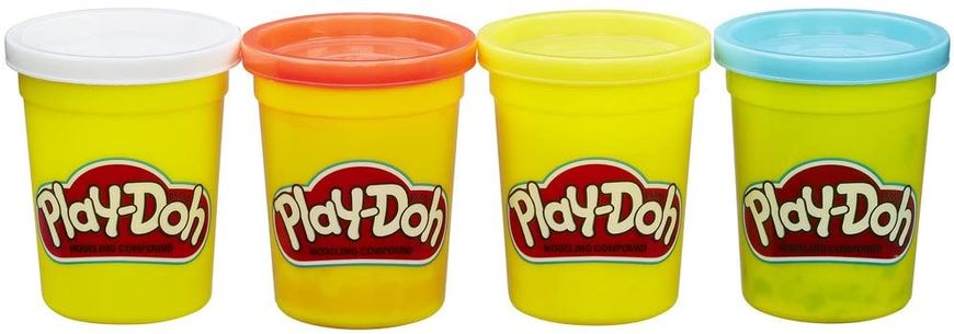 Ігровий набір пластеліну Hasbro Play-Doh Colour Classic 4 баночки (B5517) (14073)