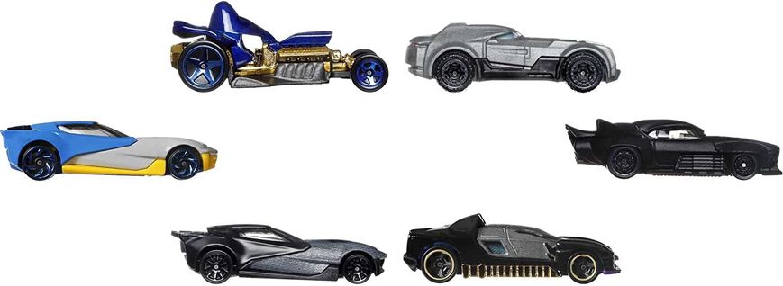 Колекційний набір машинок із 6 шт. Hot Wheels Batman Character Car Бетмен (HBY35)