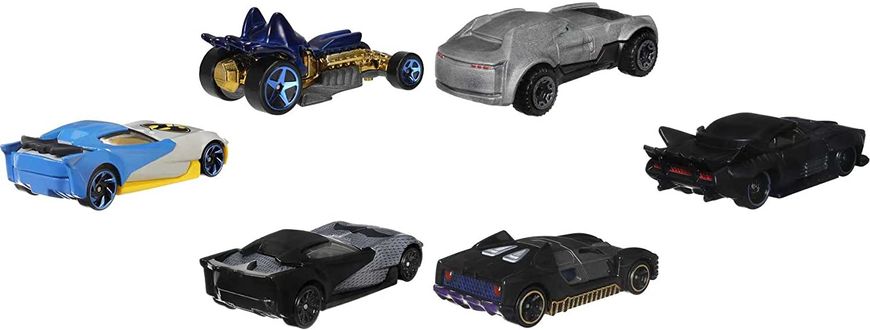 Колекційний набір машинок із 6 шт. Hot Wheels Batman Character Car Бетмен (HBY35)