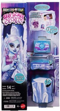 Кукла Монстер Хай Monster High Self-Scare Secrets Abbey Bominable: 13 сюрпризов, аксессуары (JHK44)