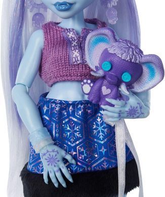 Кукла Монстер Хай Monster High Self-Scare Secrets Abbey Bominable: 13 сюрпризов, аксессуары (JHK44)
