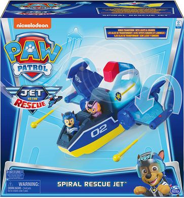 Ігровий набір Spin Master Paw Patrol Jet to The Rescue Spiral Rescue Jet  Щенячий патруль Літак Чейза (6059439)