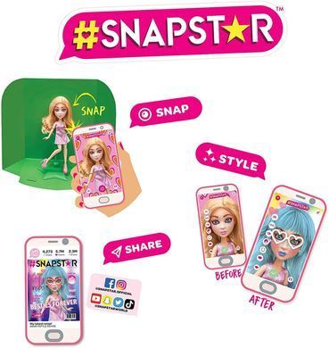 Кукла YuLu SnapStar Echo Fashion Doll Debut On the Pink Carpet (YL30100)