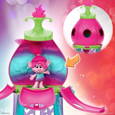 Ігровий набір Hasbro Trolls DreamWorks World Tour Blooming Pod Stage Квітуча сцена Маку (E7721)