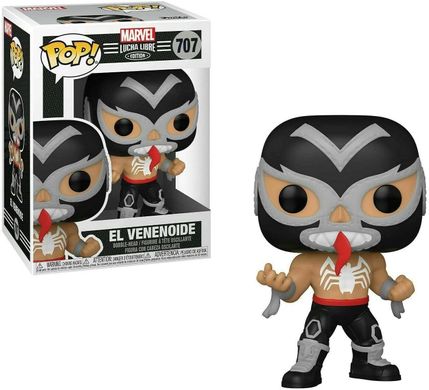 Фігурка Funko Pop! Marvel Lucha Libre #707 El Venenoide Bobble-Head (Venom) Vinyl Figure Веном (53869)