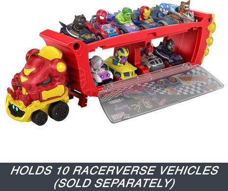 Грузовик - транспортер Hot Wheels RacerVerse Marvel Hulkbuster Hauler Залізна людина Тоні Старк (HRY02)