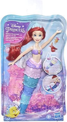 Кукла Русалка Ариэль Disney Princess Rainbow Reveal Ariel Меняет Цвет (F0399)