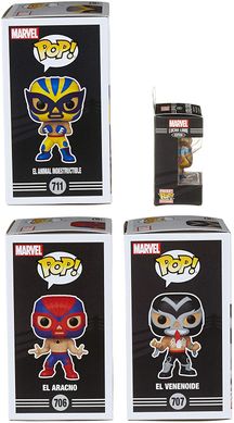 Набор фигурок Funko Pop! Lucha Libre Marvel Collector Bobble-Head (56579)