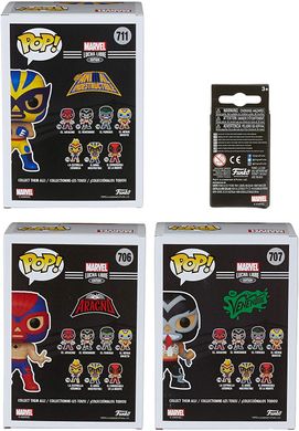 Набор фигурок Funko Pop! Lucha Libre Marvel Collector Bobble-Head (56579)