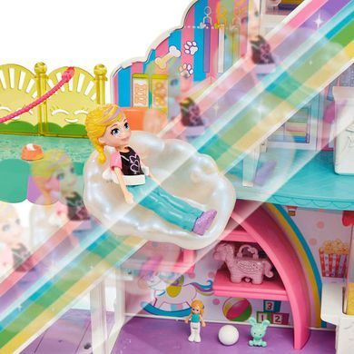 Ігровий набір Поллі Покет Polly Pocket Sweet Adventures Rainbow Mall Кишеньковий Світ Торговий центр (HKX69)