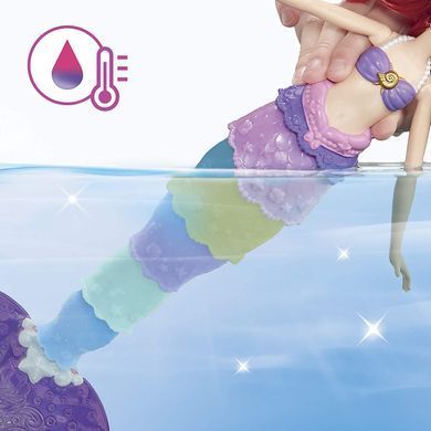 Кукла Русалка Ариэль Disney Princess Rainbow Reveal Ariel Меняет Цвет (F0399)