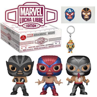 Набір фігурок Funko Pop! Lucha Libre Marvel Collector Bobble-Head (56579)