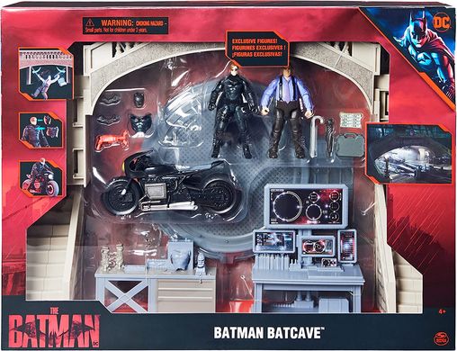 Ігровий набір Spin Master DC Comics, Batman Batcave, Batman and Penguin Печера Бетмена (6060831) (6065403)