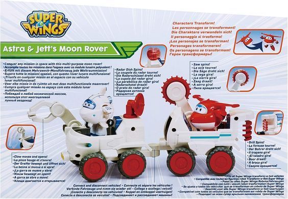 Игровой набор трансформер Super Wings Transform-a-Bots Astra and Jett Астра и Джетт Супер Крылья (720840)