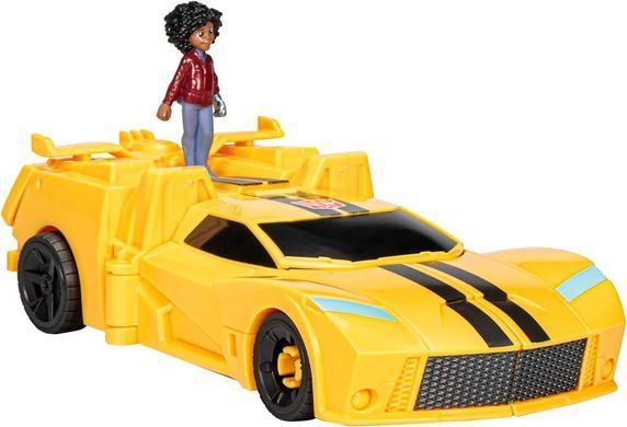 Фигурка-Трансформер с Мо Мальто Transformers EarthSpark Bumblebee Spin Change Бамблби (F7662)