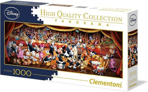 Пазл Clementoni Disney Orchestra High Quality Collection Panorama Диснеевский оркестр - 1000 шт. (39445)