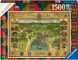 Пазл Ravensburger Hogwarts Map Гарри Поттер Карта Хогвартса 1500 шт. (16599)