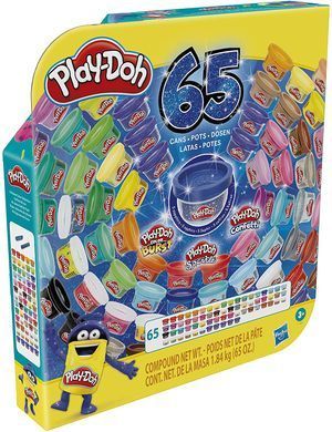 Ігровий набір пластеліну Play-Doh Ювілейний 65 банок (F1528)